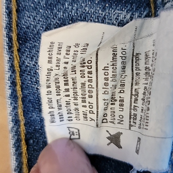 Carhartt Blue Double Knee Carpenter Cotton Duck Work Jeans 32 X 31.5 - Picture 16 of 16